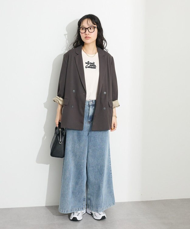 CRAFT STANDARD BOUTIQUE デニムタックパンツ Light Indigo