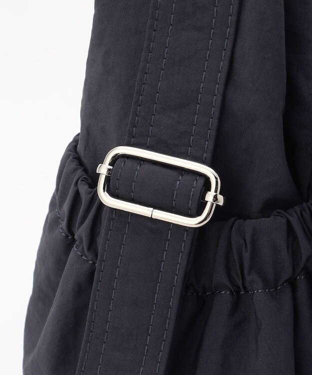 LA BAGAGERIE 【MONICA】クリンクルナイロン　ドロスト2WAYバッグ ネイビー