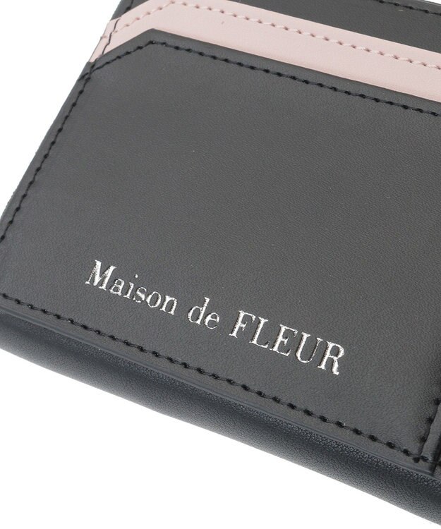 Maison de FLEUR ベルトリボンフラグメントケース Black