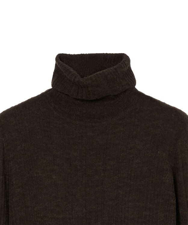 JOSEPH シアーウールリブ ハイネックニット Cocoa