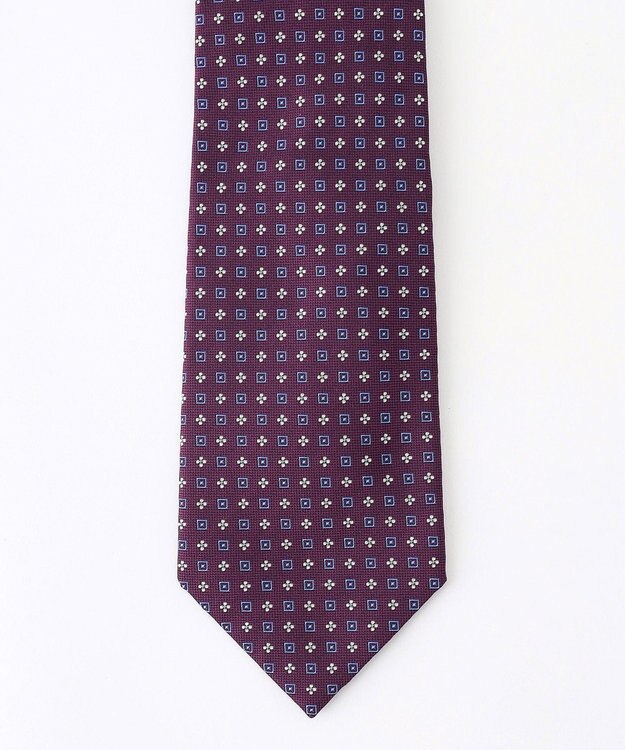 J.PRESS MEN 【J.PRESS SPUN SILK COLLECTION】ヴィンテージジャガード ネクタイ パープル系7