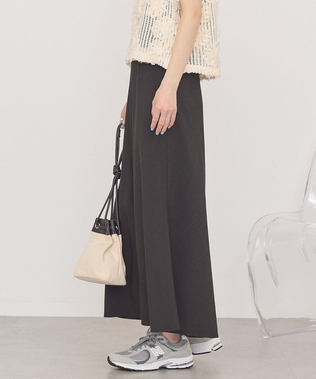 AMERICAN HOLIC リネンライクマーメイドスカート Black