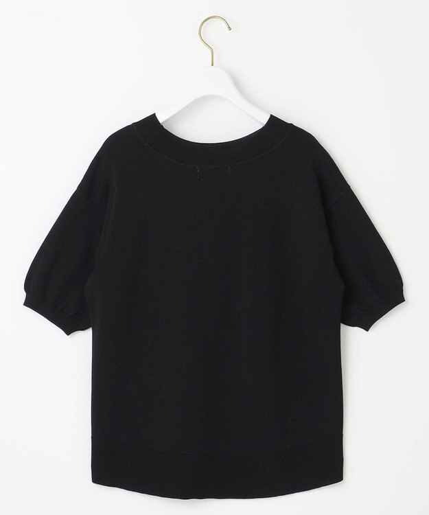 ANY SIS 【接触冷感・UVケア】フロント切替 プルオーバー ブラック