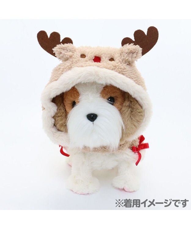 Mother garden とことこお散歩シリーズ わんちゃん ・ユニコーン・ねこちゃん用 お洋服 《サンタクロース /トナカイ ケープ》単品 トナカイ