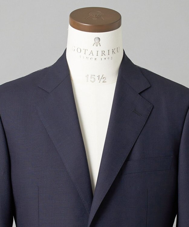 GOTAIRIKU 【山栄毛織】ウールモヘア ネイビー系8