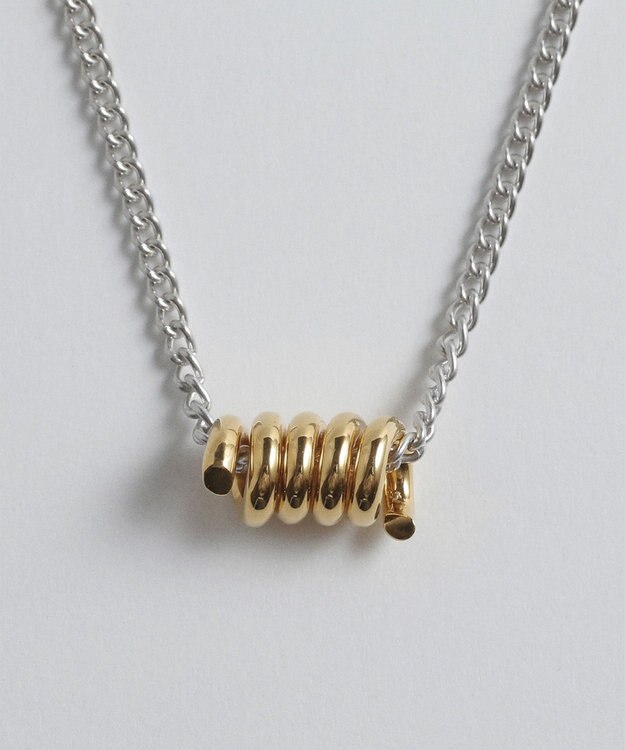simoe Kuru Necklace S シルバー×ゴールド