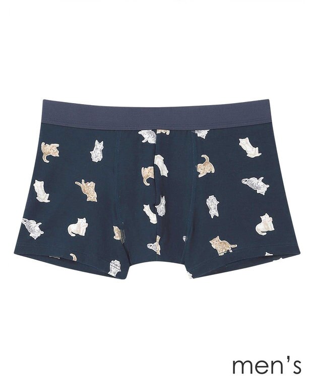 une nana cool 猫プリント メンズボクサーパンツ KO