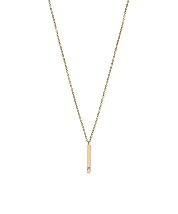 susui 【geometric】sen Dia ネックレス ゴールド