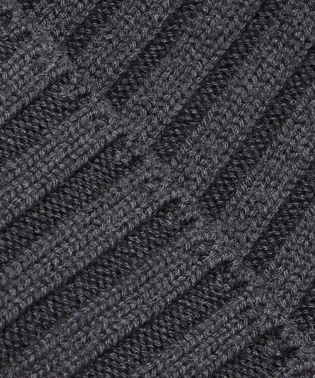 uncrave 【洗える】メリノウール ショートカーディガン（uncrave WHITE） アッシュネイビー