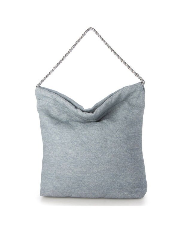 UNBILLION 【テレビ ドラマ着用アイテム】カシュカシュ cachecache / デニム風チェーンバッグ ブルー