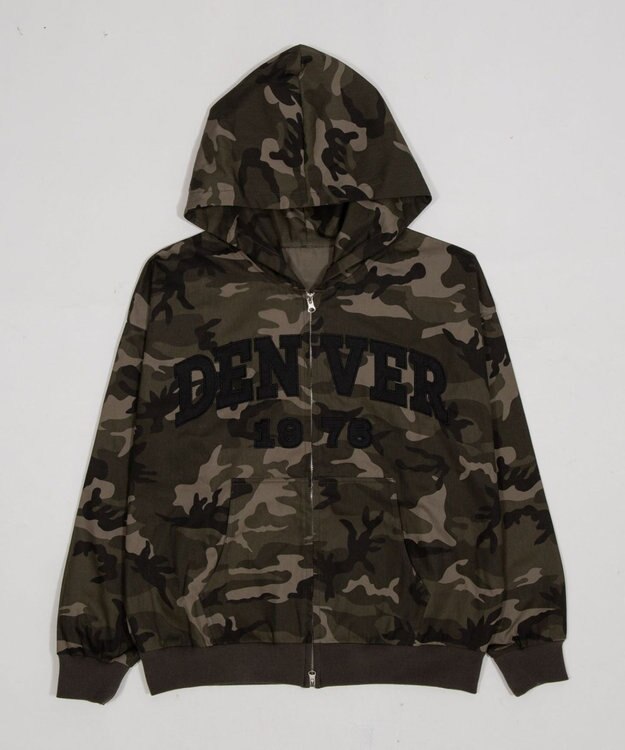 WEGO カレッジロゴBIGZIPパーカー 柄1