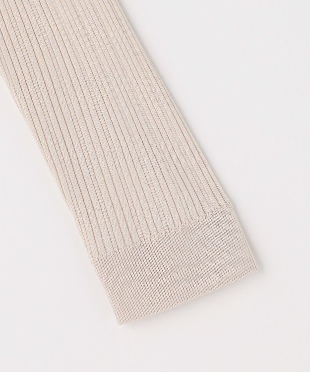 自由区 【カトリエムブーケ】Cotes melangees a la soie ボタンフロントトップス グレー