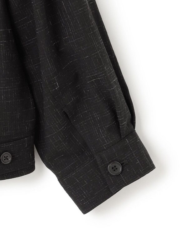 JOSEPH HOMME 【HIGH GRADE LINE】カスリウールワッシャー　ジップアップブルゾン ブラック系