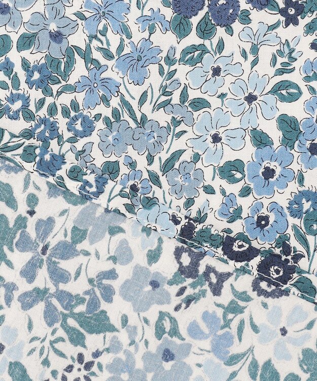 J.PRESS LADIES L 【洗える】LIBERTY Joanna Louise/Phoebe クルーネック ブラウス ブルー系5