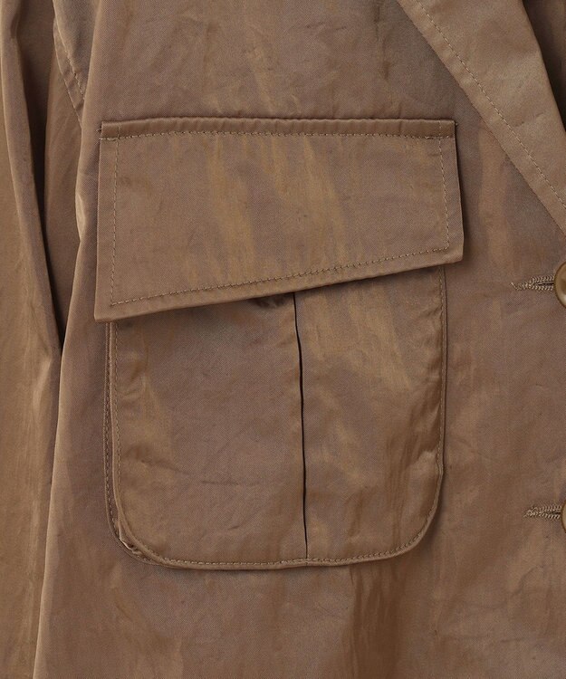 GRACE CONTINENTAL クロップドミリタリージャケット カーキ