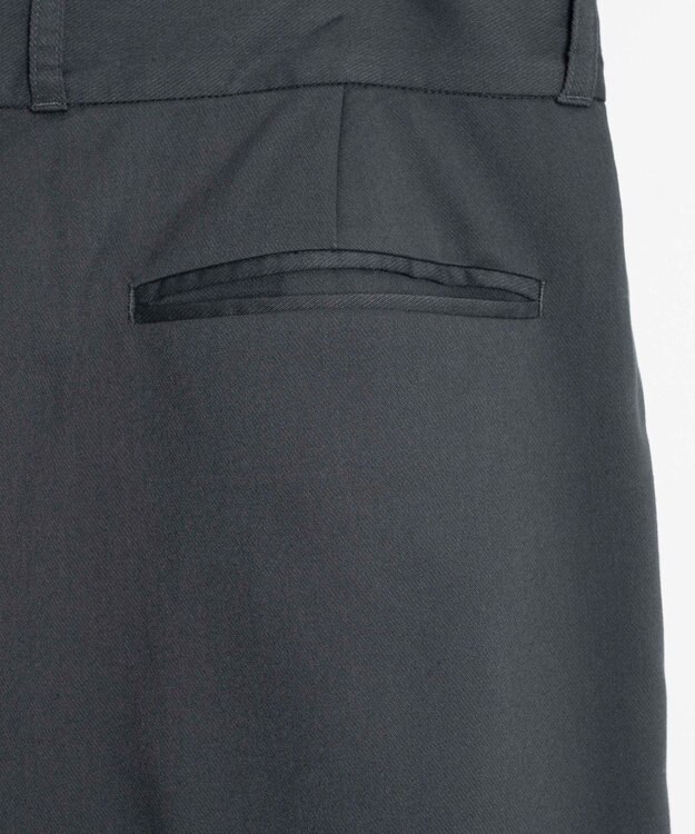 WEGO 【ユニセックス着用ITEM】ワイドストレートスラックス ダークグレー