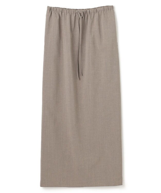 BEIGE， 【洗える/接触冷感/速乾/UVケア対応・Precious 8月号掲載】BATEAU / イージーウエストIラインロングスカート Taupe