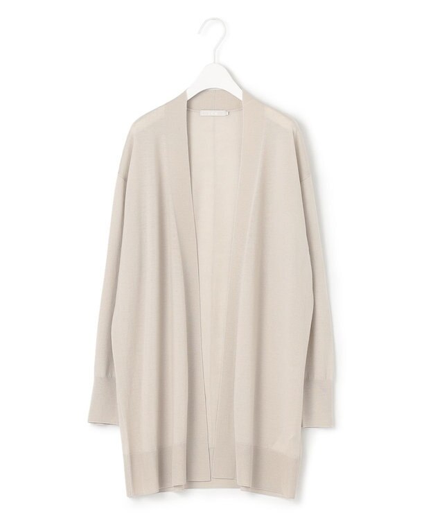 ICB 【洗える】 コンパクトウール カーディガン トープ系