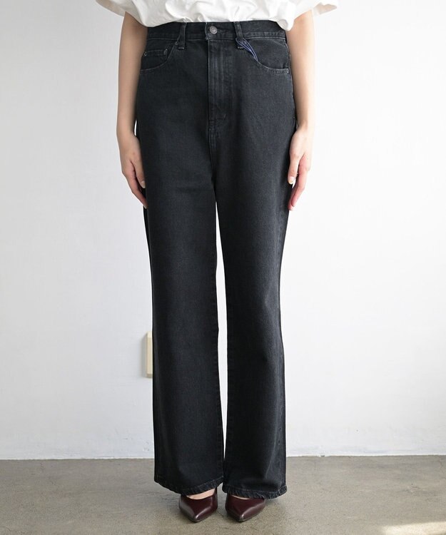 woadblue ＜坪田あさみさんコラボ＞SALUU サルーノアール /デニムパンツ ブラック BLACK