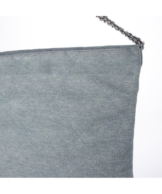 UNBILLION 【テレビ ドラマ着用アイテム】カシュカシュ cachecache / デニム風チェーンバッグ ブルー