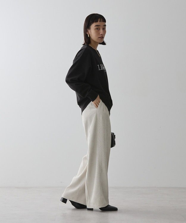 AMERICAN HOLIC Ｌｉｂｅｒｔｙ　Ｐａｒｋ刺繍スウェット① Black