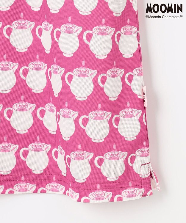 23区GOLF 【WOMEN】【MOOMIN COLLECTION】ムーミン 半袖 総柄プリント シャツ ピンク系5