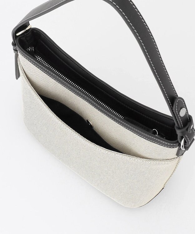 J.PRESS LADIES 【2way】キャンバス ショルダー バッグ ブラック系