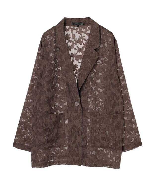 Green Parks ・ＳＵＧＡＲ　ＳＰＯＯＮ　シアージャカードジャケット Brown