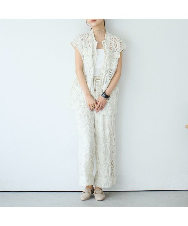 MODE ET JACOMO <carino>【レイン対応】バックルローファー ベージュ