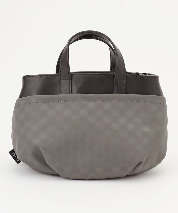 Y'SACCS Polka Dots　タックラウンド2WAYミニマムトート グレー