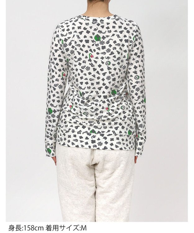 tsumori chisato SLEEP ツモリチサト トップス 吸湿発熱性(本体) 長袖 ルームウェア レディース UTW427 /ワコール アイボリー