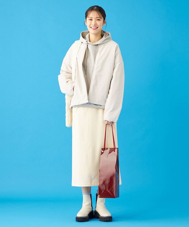 SHARE PARK LADIES 【UNISEX】蓄熱中綿モンスターカーディガン（S・Mサイズ） オフホワイト