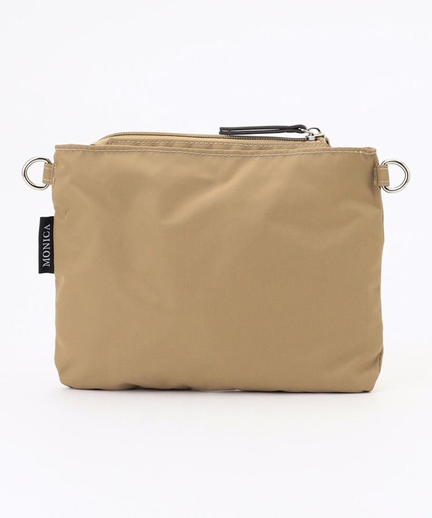 LA BAGAGERIE 【MONICA】ポーチ付き4WAYリュックサック ベージュ