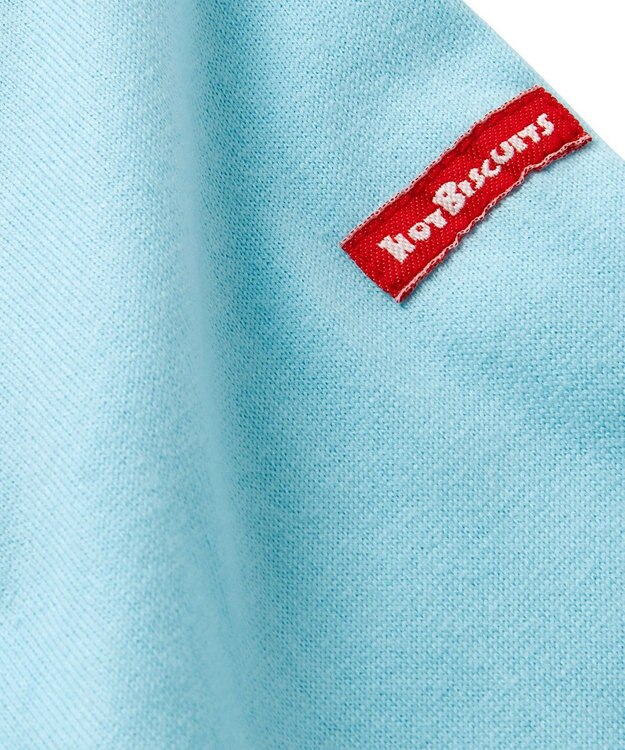 MIKI HOUSE HOT BISCUITS 【70-120cm】 ビーンズくん＆キャビットちゃん長袖Ｔシャツ ブルー