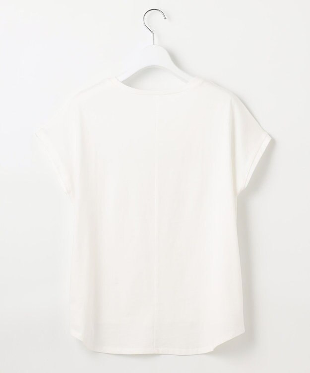 Feroux フレンチスリーブロゴプリント Tシャツ ホワイト系