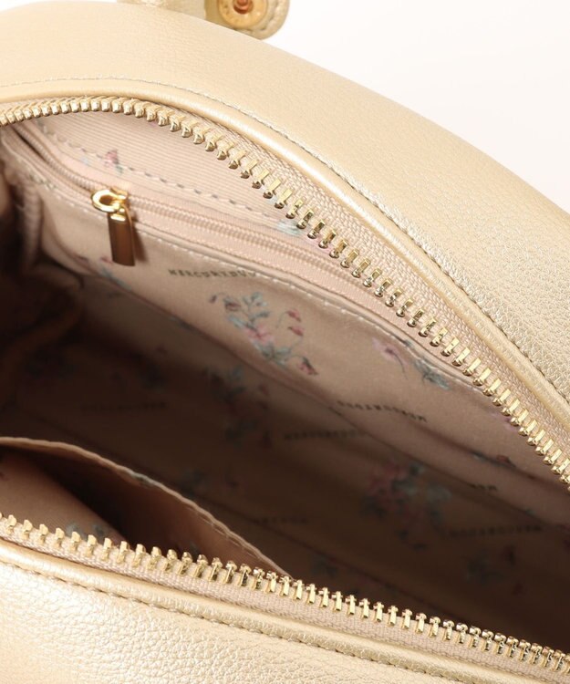 style code 【MERCURYDUO/マーキュリーデュオ】メタルアイレット　ミニボストン ゴールド