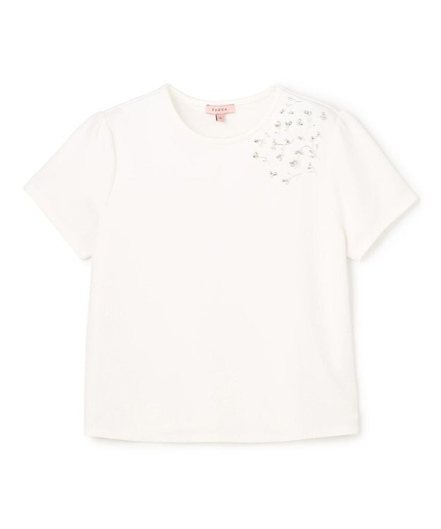 TOCCA TWINKLE BIJOU Tシャツ アイボリー系