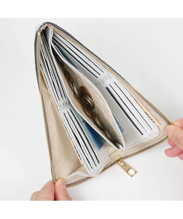 PELLE BORSA L字ファスナー長財布 Reinette Goods レネットグッズ 47184785 オフホワイト