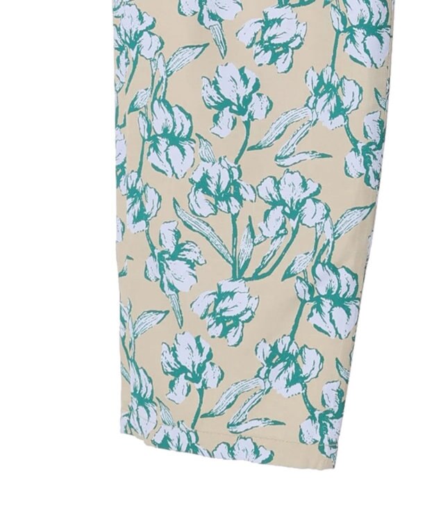 Green Parks Ｂ．レーヨン混プリントパンツ Gray