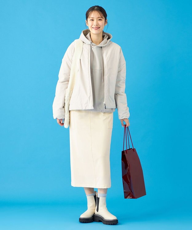 SHARE PARK LADIES 【UNISEX】蓄熱中綿モンスターカーディガン（S・Mサイズ） オフホワイト