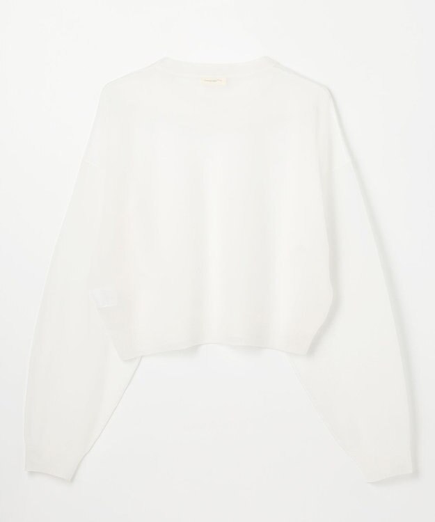 NAVE 【Nave・洗える】シアーニット トップス ホワイト系