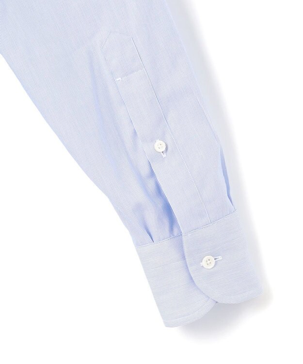 J.PRESS MEN 【Single Needle Tailoring / 形態安定】マイクロストライプ シャツ / B.D. ネイビー系1