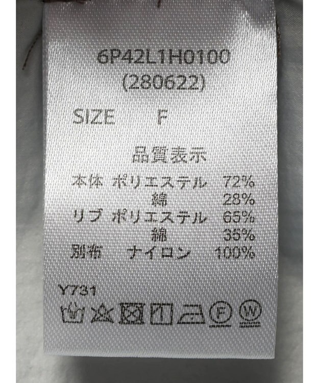 Green Parks ・ＥＬＥＮＣＡＲＥ　ＤＵＥ　メタリック切替ＴＥＥワンピ Off White