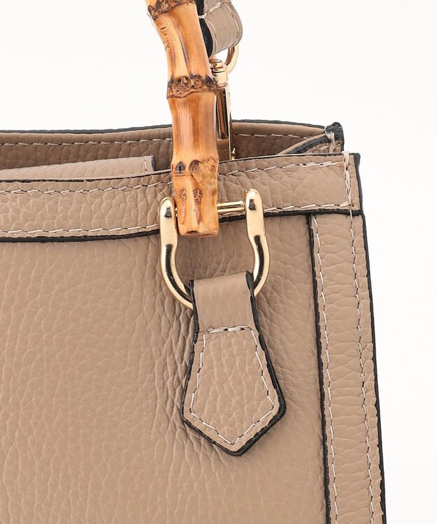 GRACE CONTINENTAL MaisonVincent バンブーハンドルバッグ ベージュ