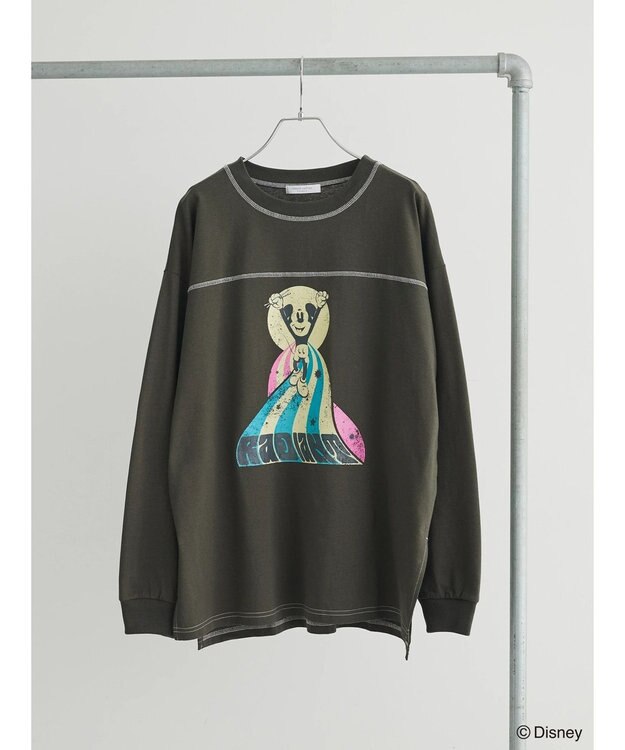 Green Parks Ｄｉｓｎｅｙ／配色ステッチチュニックIII Charcoal Gray