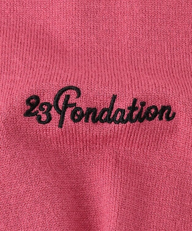 23区GOLF 袖コンシャスで華やかさを添えて◎【23Fondation/WOMEN】タートルネック カラーニット ピンク系