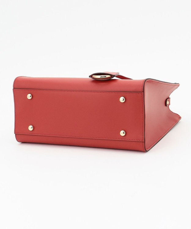 23区 【CLASSY.12月号掲載】RAFFINATA バンブー トートバッグ レッド系
