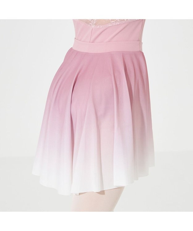 Chacott スカート グレイッシュローズグラデーション