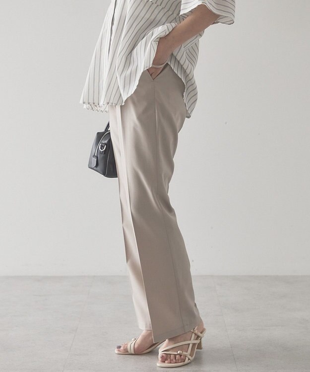 AMERICAN HOLIC 【予約】【マルチ機能】スリムスラックスパンツ Light Beige