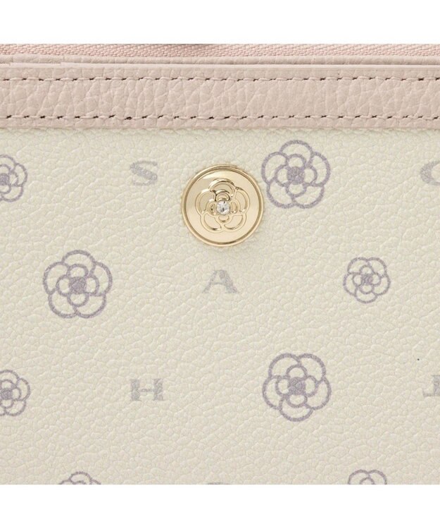 CLATHAS ミカ 外Lファスナー二つ折り財布 ピンク